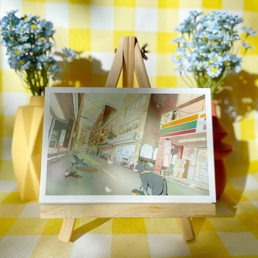 Morning Stroll in Taiwan Art Print