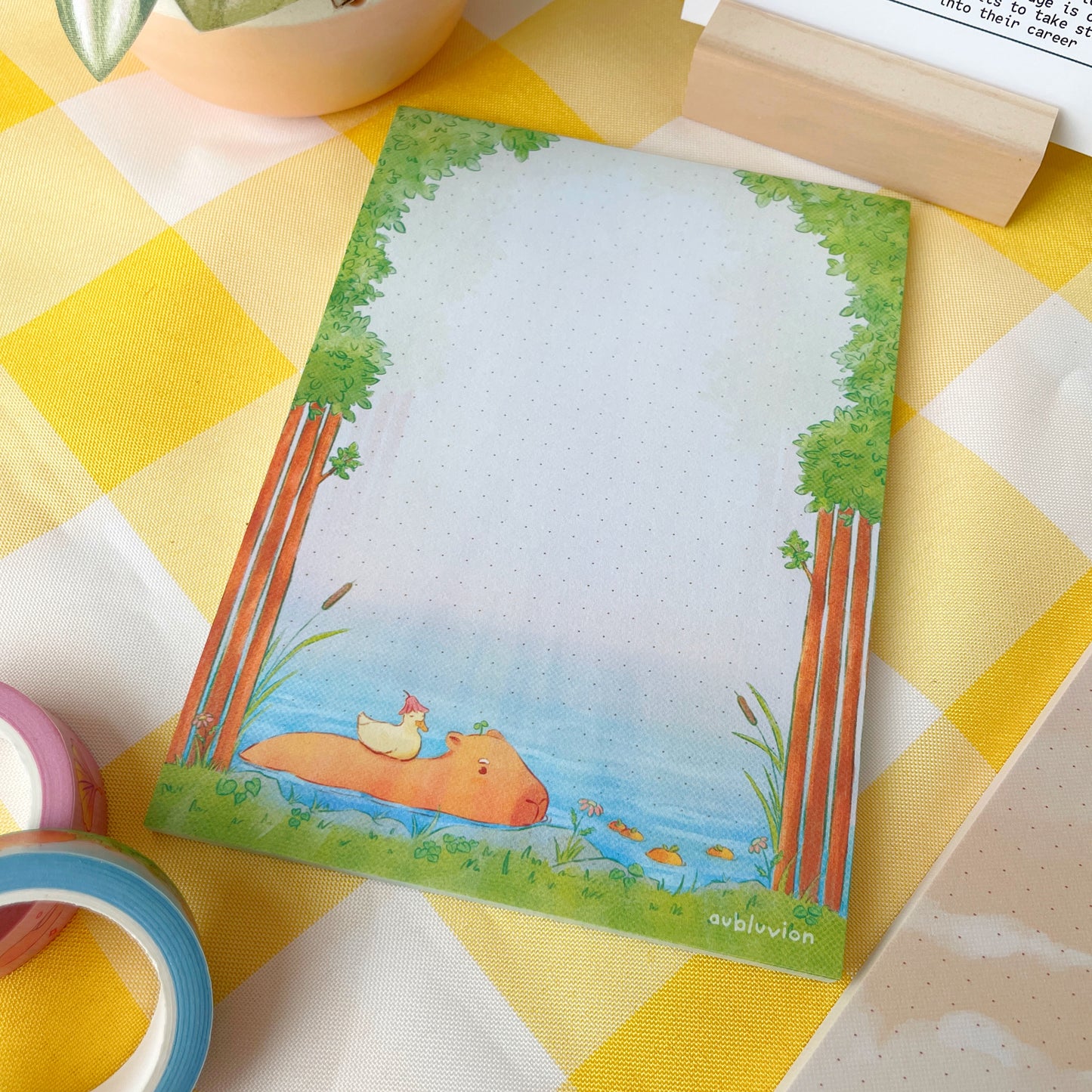 Capybara Forest Notepad