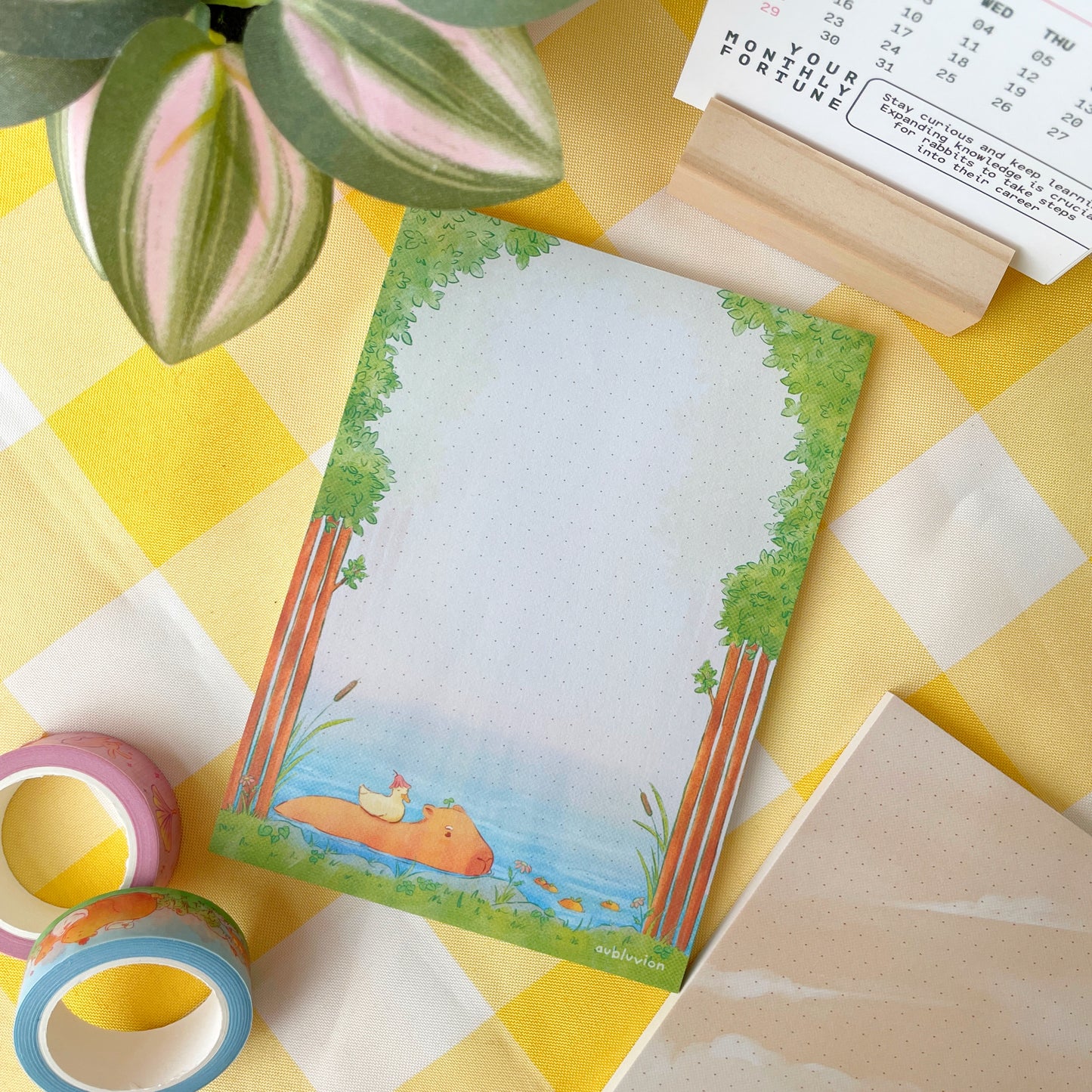 Capybara Forest Notepad