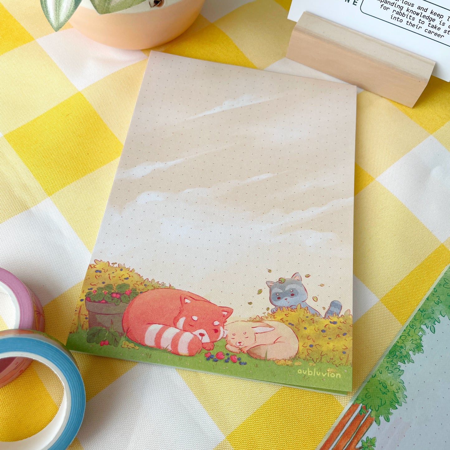 Critter Friends Notepad