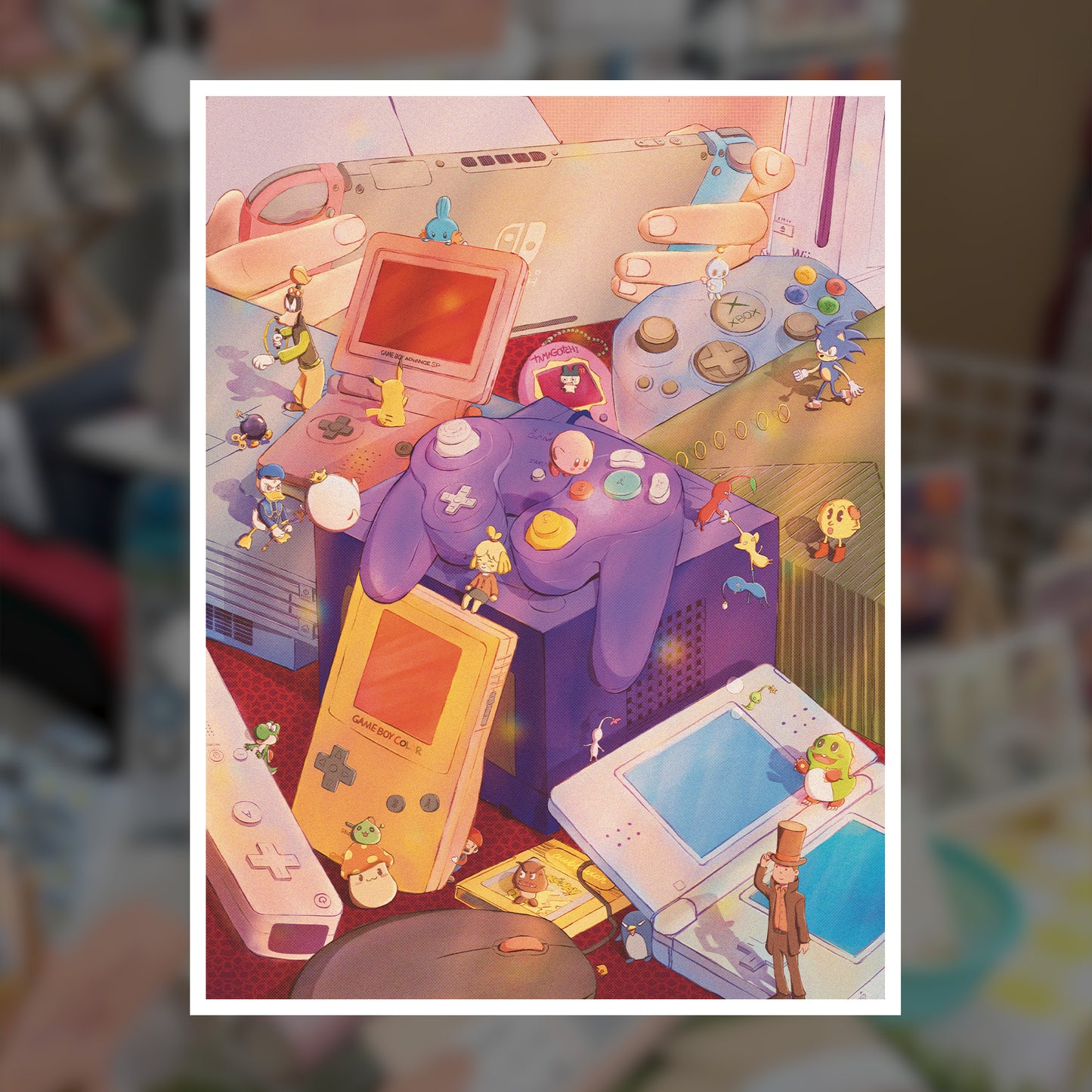 Gaming Nostalgia Art Print