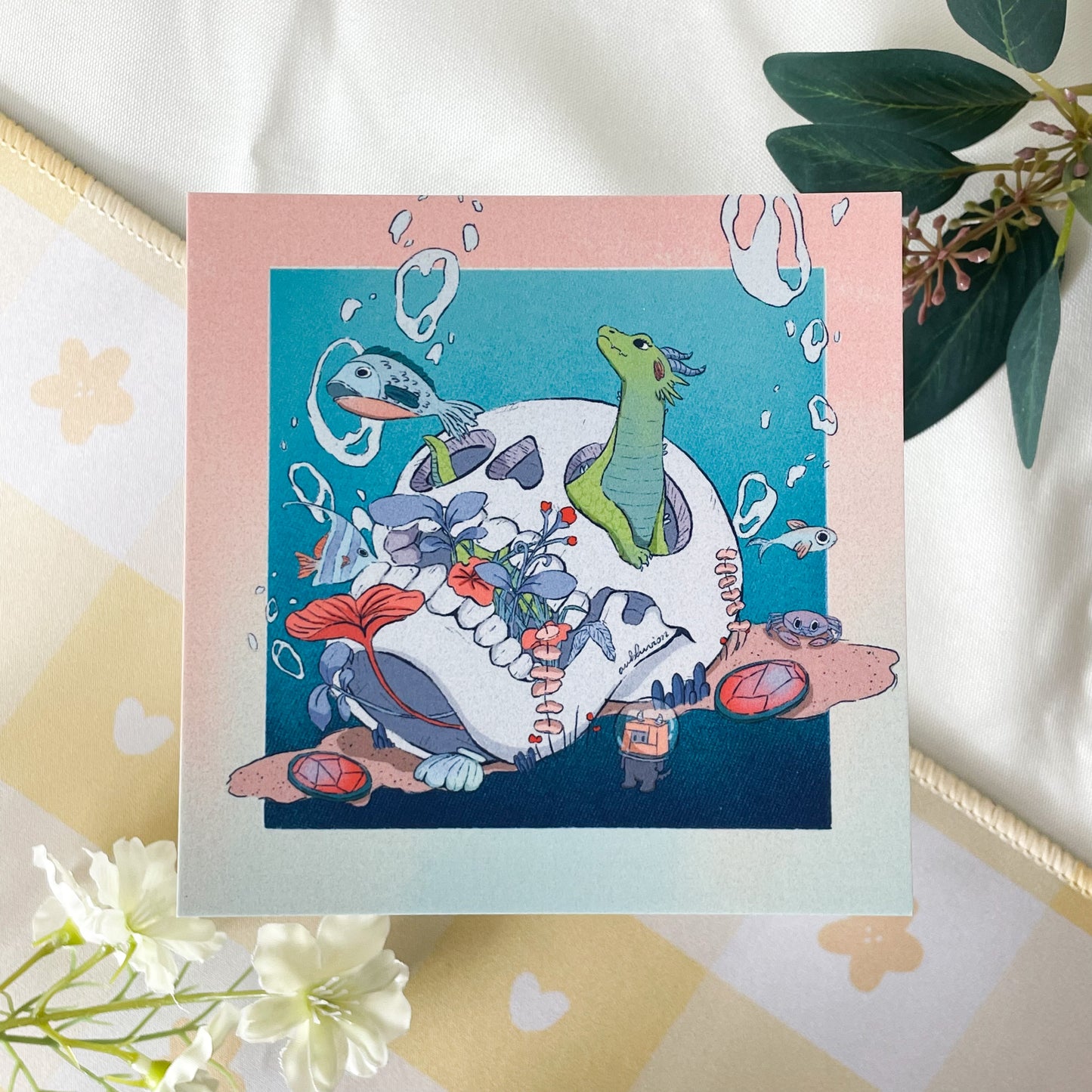 Underwater Adventures Art Print