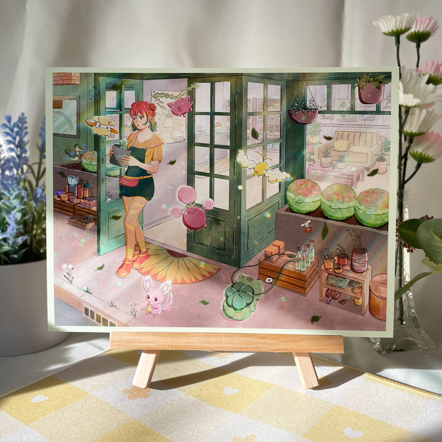 Poké Plant Shop Art Print