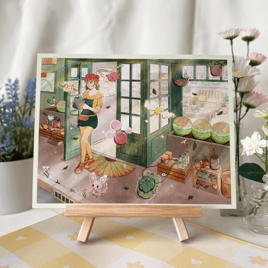 Poké Plant Shop Art Print