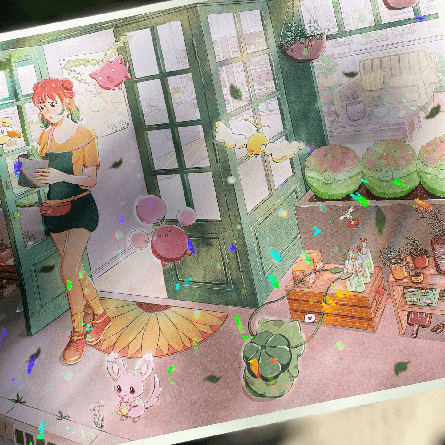 Poké Plant Shop Art Print