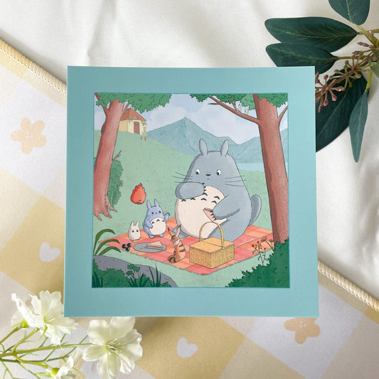 Ruined Picnic Art Print